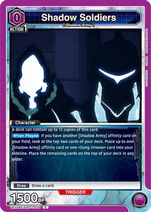 Shadow Soldiers (Box Topper Foil) (UE17BT/SLG-1-030) - UE17BT SOLO LEVELING Foil