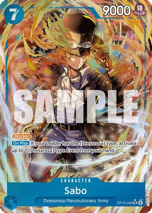 Sabo (Alternate Art) (OP15-046) - Adventure on Kami's Island Foil - Golden Apple Comics
