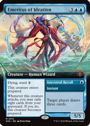 Emeritus of Ideation (Extended Art) (SOS-315) - Secrets of Strixhaven - Golden Apple Comics