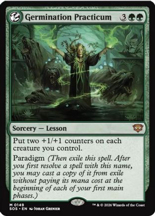 Germination Practicum (SOS-149) - Secrets of Strixhaven Foil - Golden Apple Comics