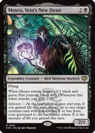 Moseo, Vein's New Dean (SOS-091) - Secrets of Strixhaven - Golden Apple Comics
