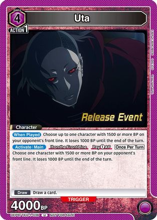 Uta (036) (UEPR/TKG-1-036) - UE18BT Tokyo Ghoul Release Event