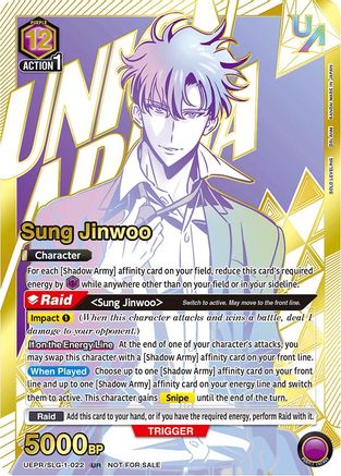 Sung Jinwoo (022) (UR) (UEPR/SLG-1-022) - Union Arena Promotion Cards Foil