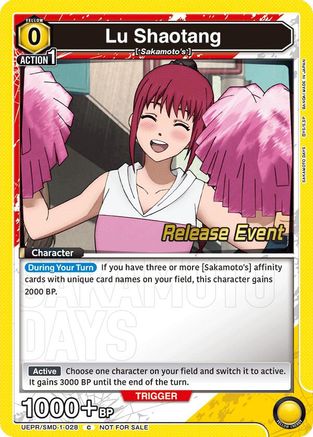 Lu Shaotang (028) (Release Event) (UE19BT/SMD-1-028) - UE19BT SAKAMOTO DAYS Release Event Cards