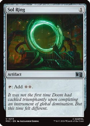 Sol Ring (0213) (MSC-213) - Commander: Marvel Super Heroes