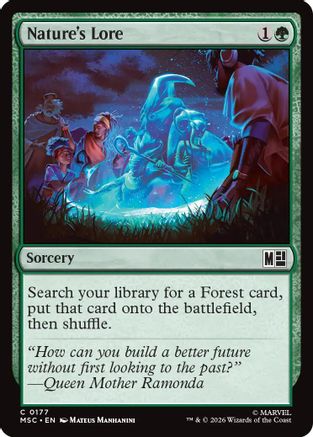 Nature's Lore (MSC-177) - Commander: Marvel Super Heroes