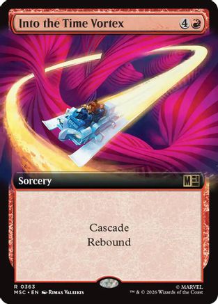 Into the Time Vortex (Extended Art) (MSC-363) - Commander: Marvel Super Heroes Foil