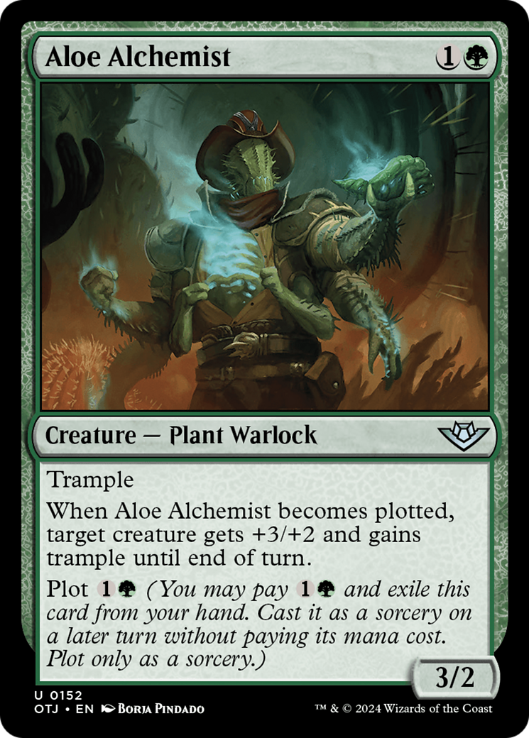 Aloe Alchemist (OTJ-152) - Outlaws of Thunder Junction Foil