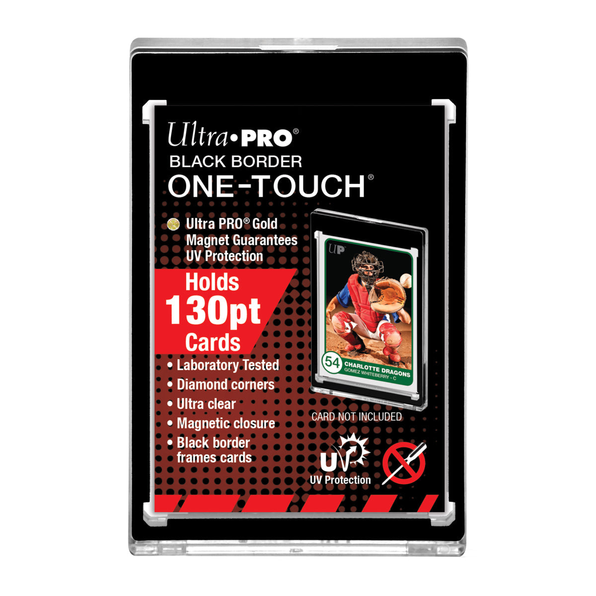 Ultra PRO: UV One-Touch Magnetic Holder - 130pt (Black Border)