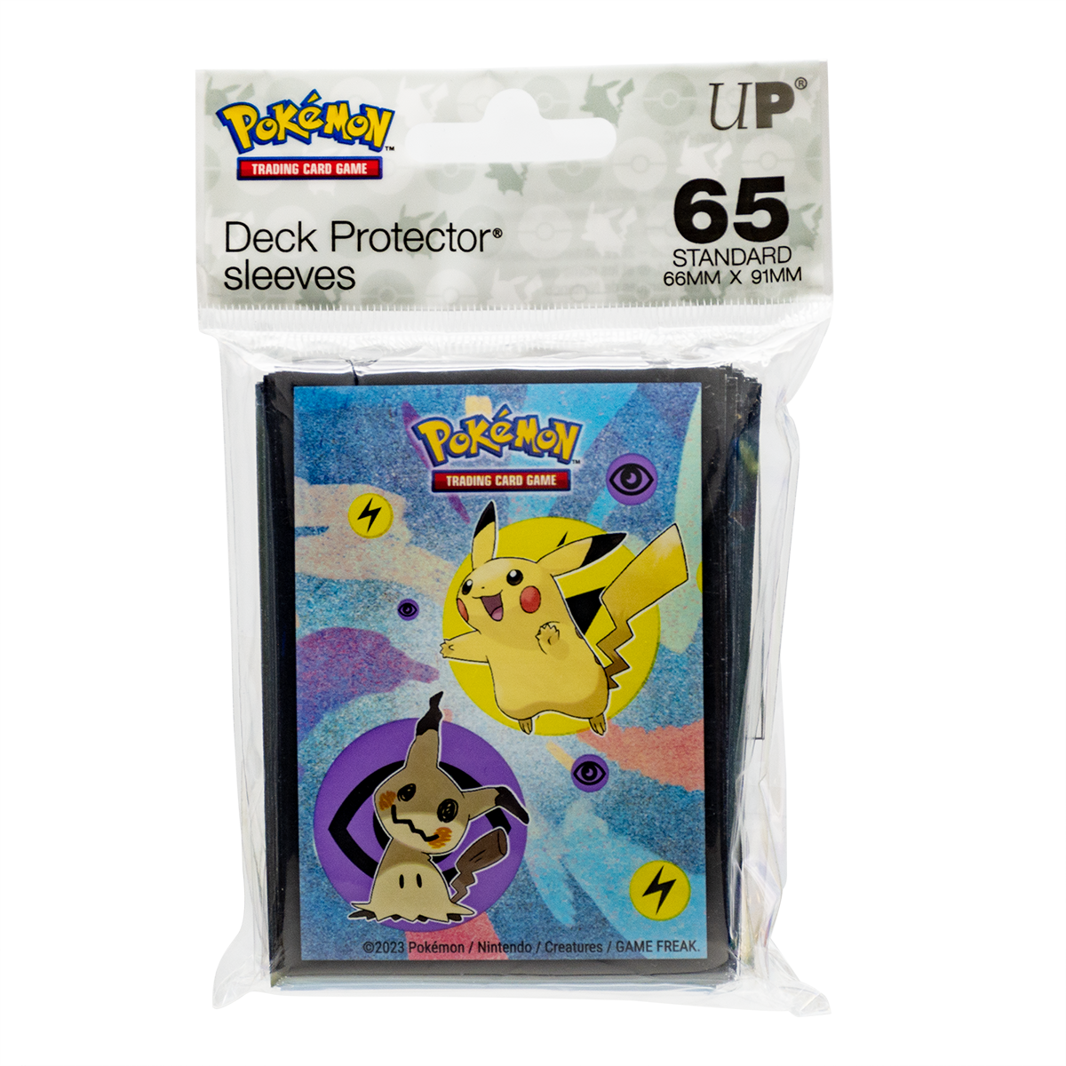 Ultra PRO: Standard 65ct Sleeves - Pokemon (Pikachu & Mimikyu)