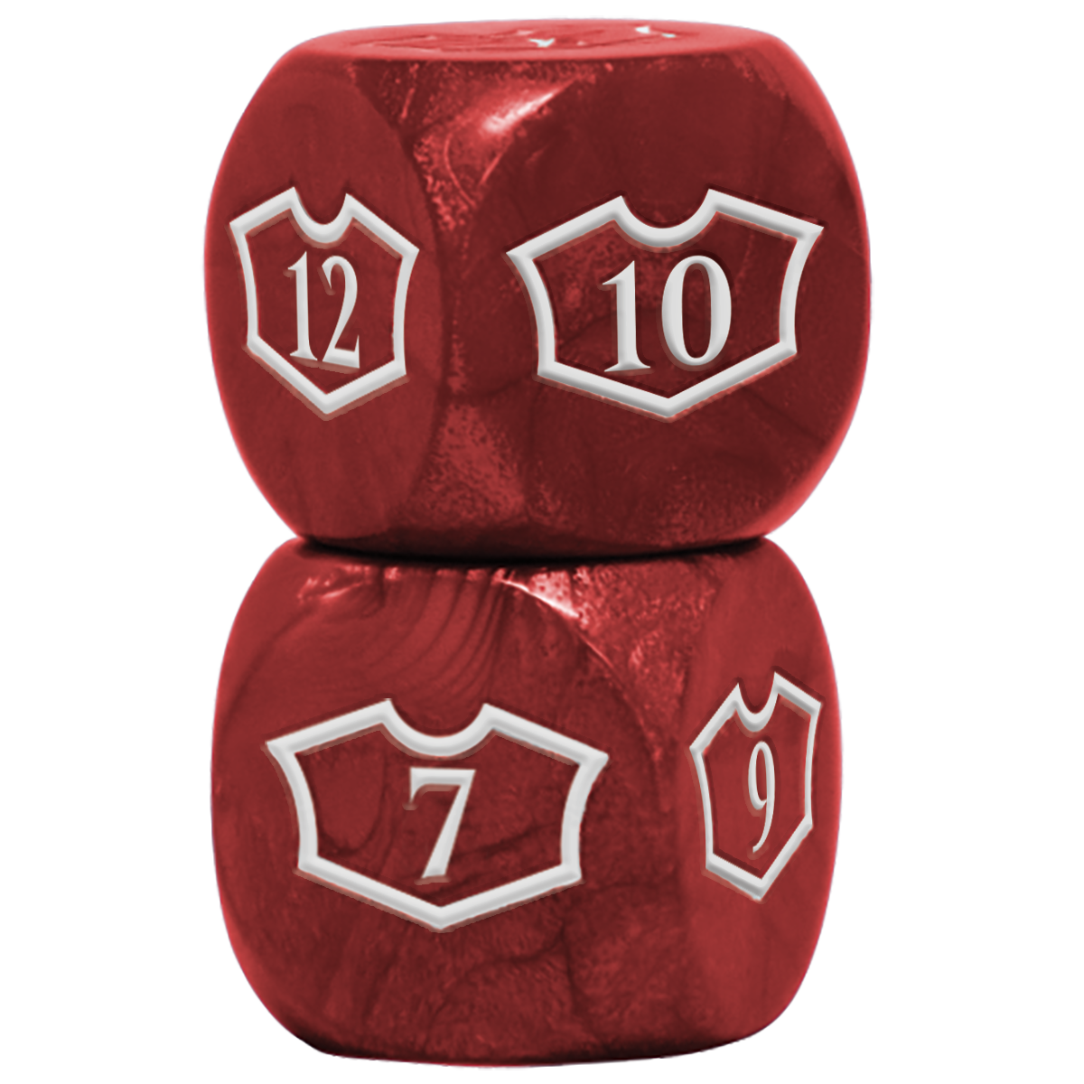 Ultra PRO: Loyalty Dice Set - 22MM Deluxe with 7-12 (Mountain)