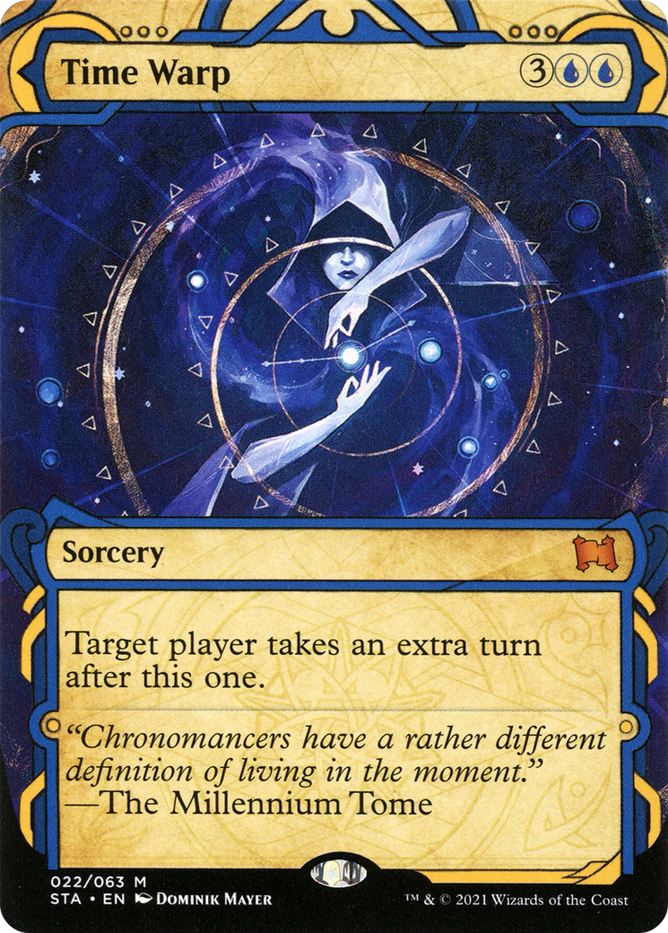 Time Warp (STA-022) - Strixhaven Mystical Archive: (Showcase) (Borderless)
