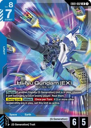 Hi-Nu Gundam (EX) (EB01-002) - Eternal Nexus Holofoil