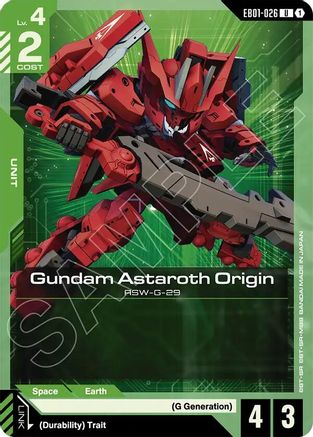 Gundam Astaroth Origin (EB01-026) - Eternal Nexus
