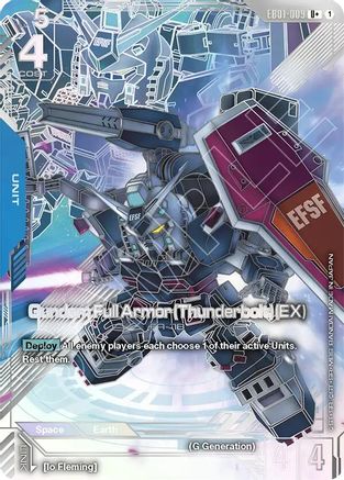 Gundam Full Armor (Thunderbolt) (EX) (U+) (EB01-009) - Eternal Nexus Holofoil