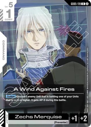 A Wind Against Fires (GD05-119) - Freedom Ascension Holofoil