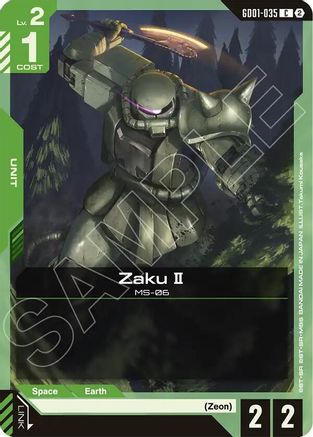 Zaku II (GD01-035) - Deck Build Box Freedom Ascension