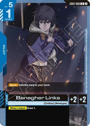Banagher Links (GD01-088) - Deck Build Box Freedom Ascension