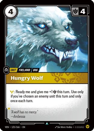 Hungry Wolf (125/166) - Vendetta