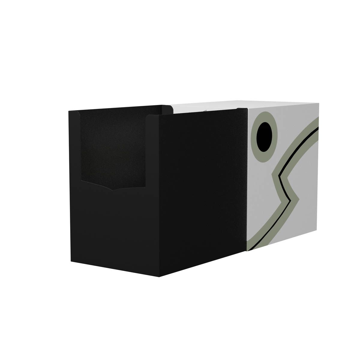 Dragon Shield: Double Shell - White/Black