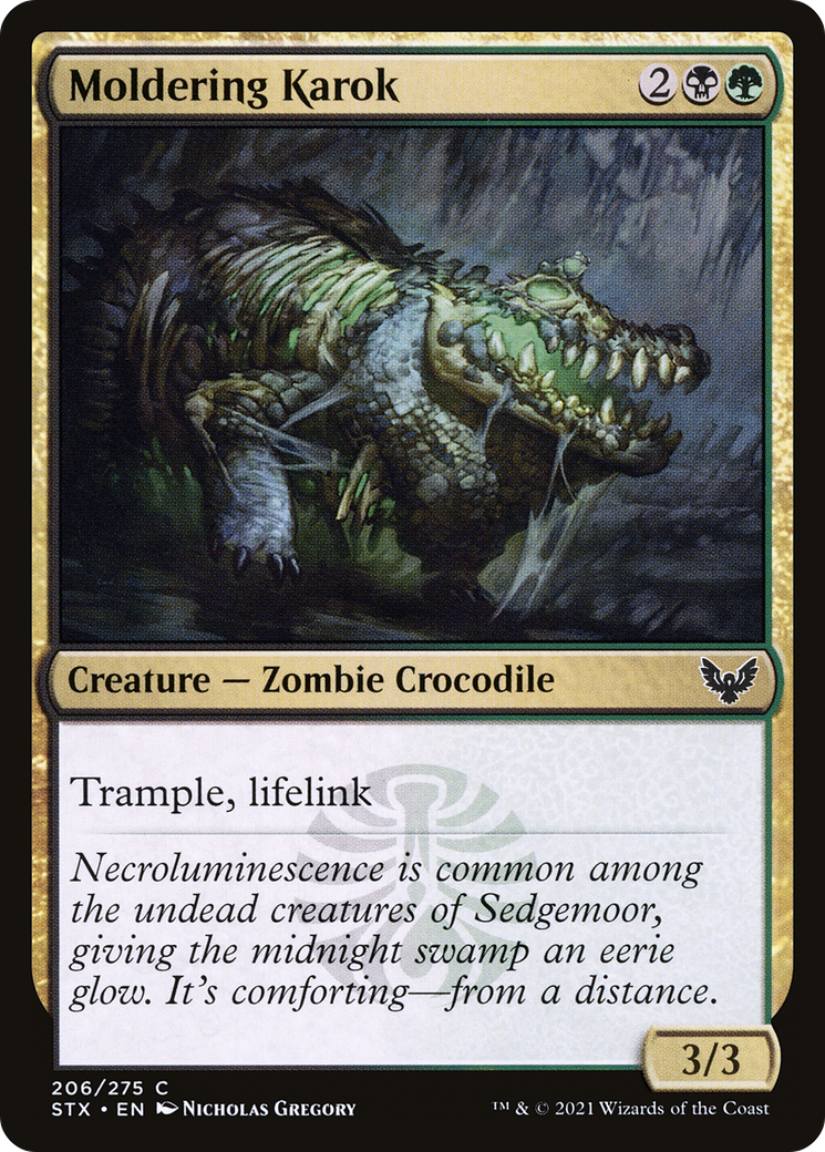 Moldering Karok (STX-206) - Strixhaven: School of Mages Foil