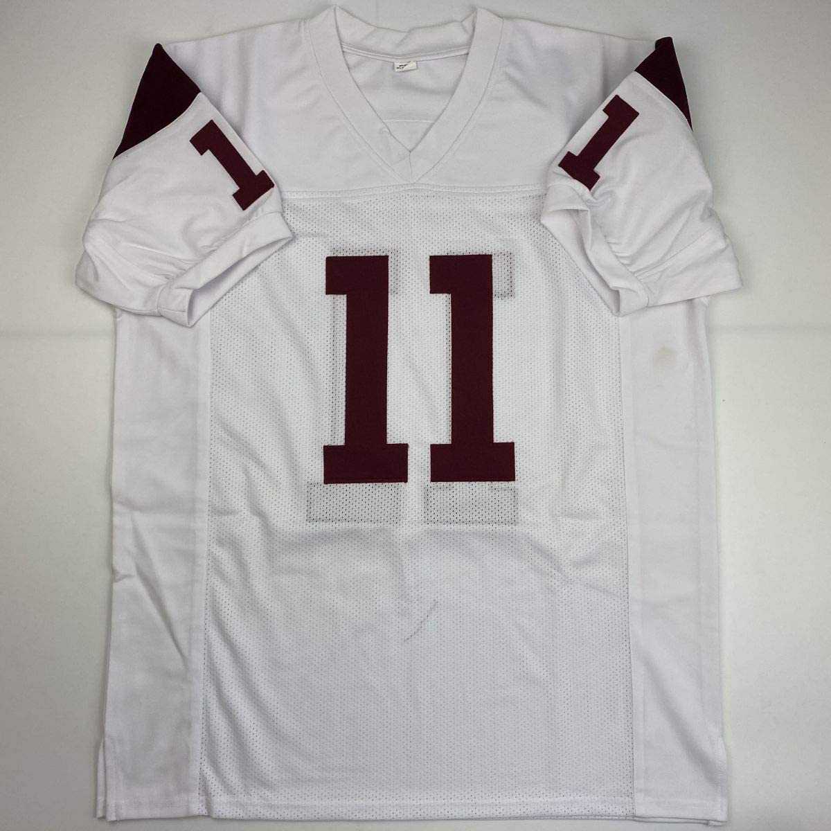 Autographed/Signed Matt Leinart 04 Heisman USC Southen Cal White College Football Jersey JSA COA