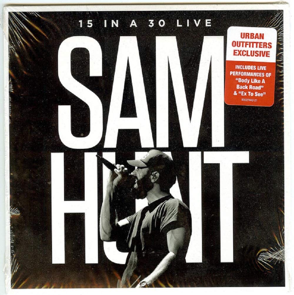 Sam Hunt - 15 In A 30 Live (Limited Edition Clear Vinyl)