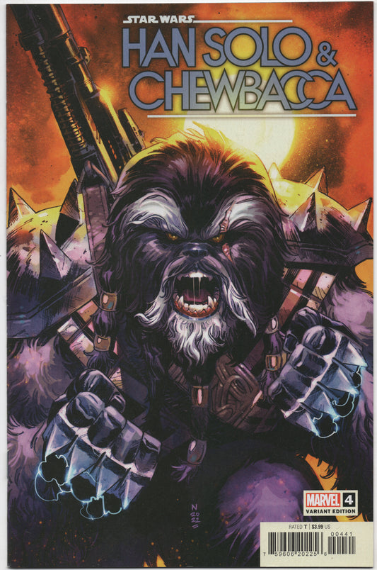 Star Wars Han Solo & Chewbacca #4 1:25 Nic Klein Variant Black Krrsantan (07/20/2022) Marvel