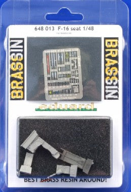 Eduard 648013 1/48 Aircraft- F16 Seat for KIN (Photo-Etch & Resin)