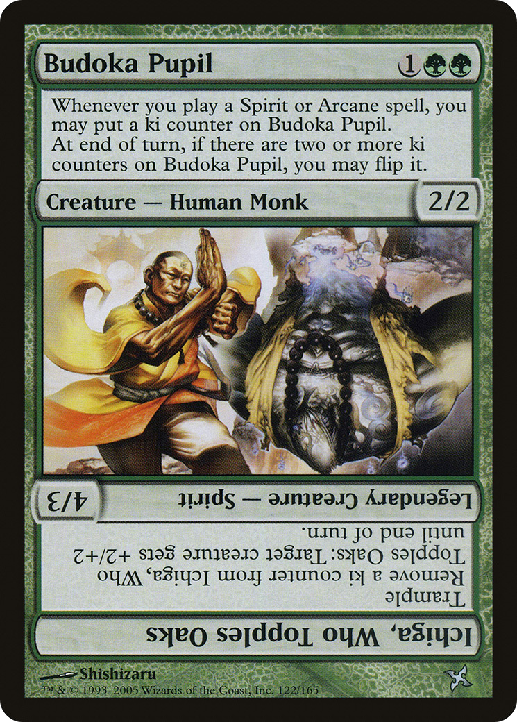 Budoka Pupil // Ichiga, Who Topples Oaks (BOK-122) - Betrayers of Kamigawa Foil