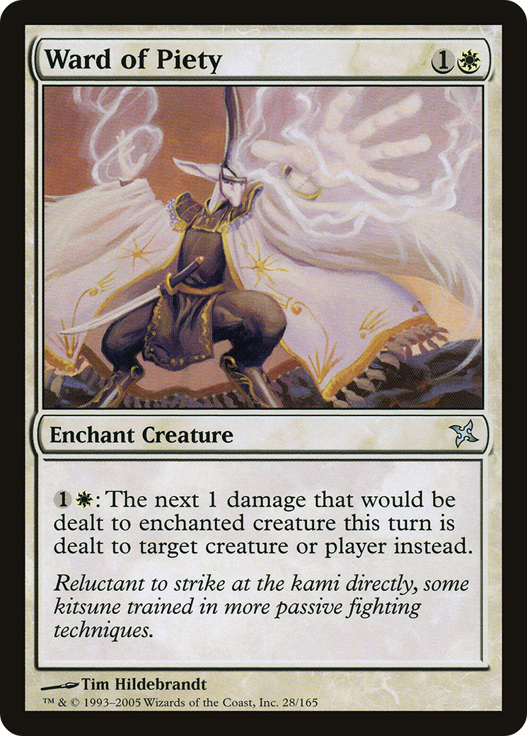 Ward of Piety (BOK-028) - Betrayers of Kamigawa Foil