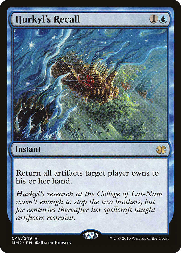 Hurkyl's Recall (MM2-048) - Modern Masters 2015