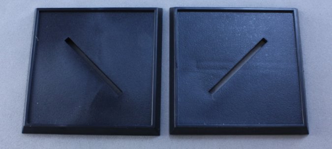 Bones Bases: 40mm Square Plastic Base (10) - Golden Apple Comics