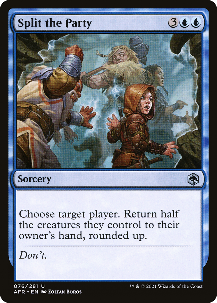 Split the Party (AFR-076) - Adventures in the Forgotten Realms Foil