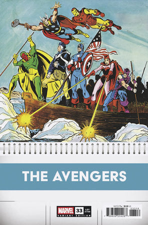 Avengers #33 E 1:50 Jim Mooney Bicentennial Calendar Hidden Gem Variant (12/17/2025) Marvel