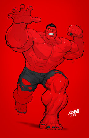 Avengers #35 E 1:50 David Nakayama Color Block Red Virgin Variant (02/04/2026) Marvel - Golden Apple Comics