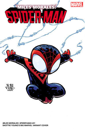 Miles Morales Spider-Man #21 B Skottie Young Big Marvel Variant (06/12/2024) Marvel