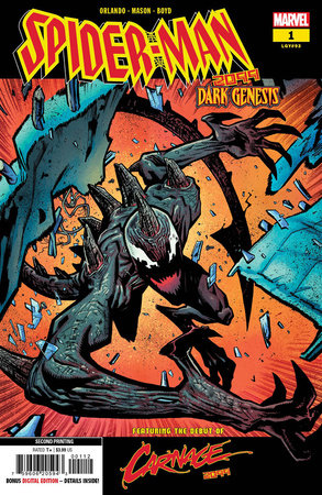 Spider-Man 2099 Dark Genesis #1 (Of 5) 2nd Print Justin Mason Variant (06/14/2023) Marvel - Golden Apple Comics