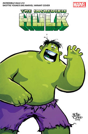 Incredible Hulk #13 B Skottie Skottie Young Big Marvel Variant (06/12/2024) Marvel