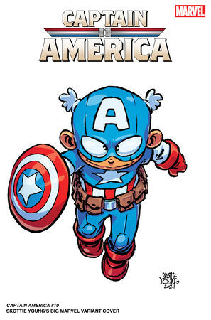 Captain America #10 B Skottie Young Big Marvel Variant (06/19/2024) Marvel