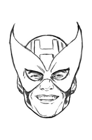 Black Widow And Hawkeye #1 F 1:50 Mark Brooks Headshot Sketch Virgin Variant (03/13/2024) Marvel