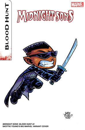 Midnight Sons Blood Hunt #2 B Skottie Young Big Marvel Variant (06/26/2024) Marvel