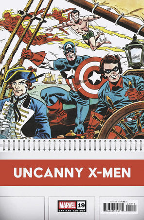 Uncanny X-Men #19 H 1:50 Frank Robbins Bicentennial Calendar Hidden Gem Variant (08/06/2025) Marvel