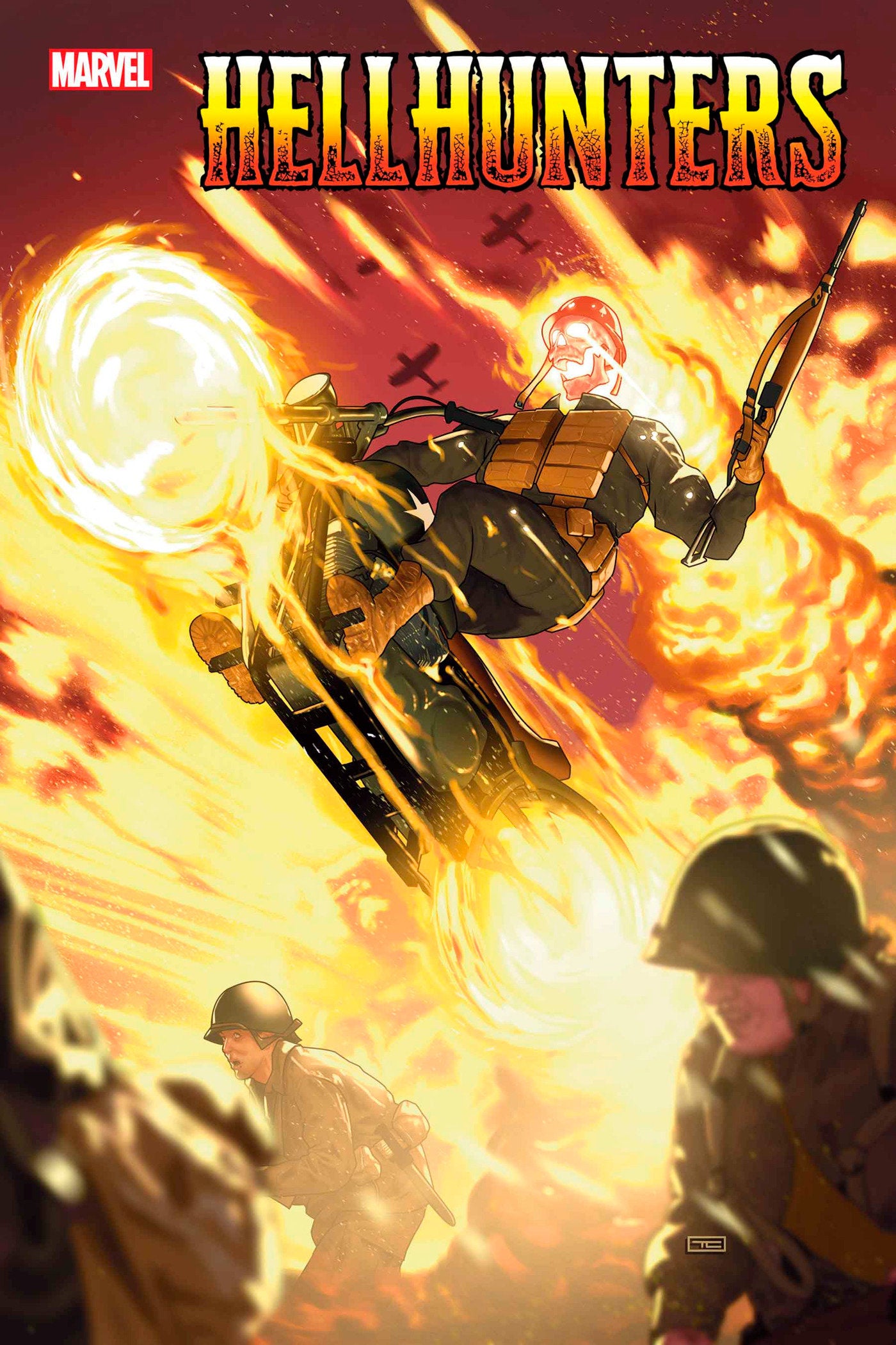 Hellhunters #1 E 1:25 Taurin Clarke Variant (12/25/2024) Marvel - Golden Apple Comics