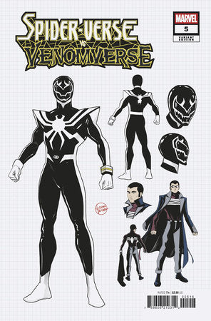 Spider-Verse Vs Venomverse #5 C 1:10 Luciano Vecchio Design Variant (09/10/2025) Marvel - Golden Apple Comics