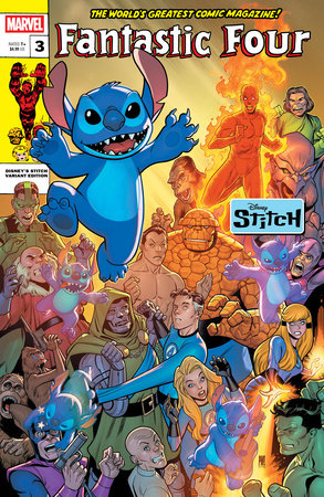 Fantastic Four #3 J Paco Medina Disney Lilo Stitch Variant (09/17/2025) Marvel