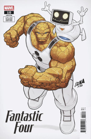 Fantastic Four #10 B David Nakayama Color Block White Variant (05/06/2026) Marvel - Golden Apple Comics