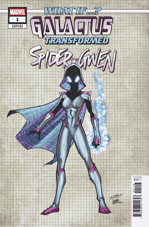 What If...? Galactus Galactus Transformed Spider-Gwen? #1 E 1:10 Ron Lim Design Variant (01/29/2025) Marvel - Golden Apple Comics
