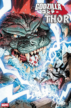 Godzilla VS Thor #1 G Nick Bradshaw Monster Homage Variant (07/02/2025) Marvel