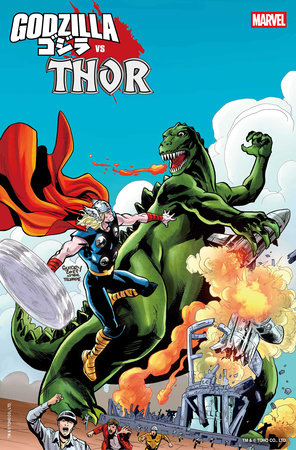 Godzilla VS Thor #1 C Gavin Guidry Godzilla King Of The Monsters Homage Variant (07/02/2025) Marvel